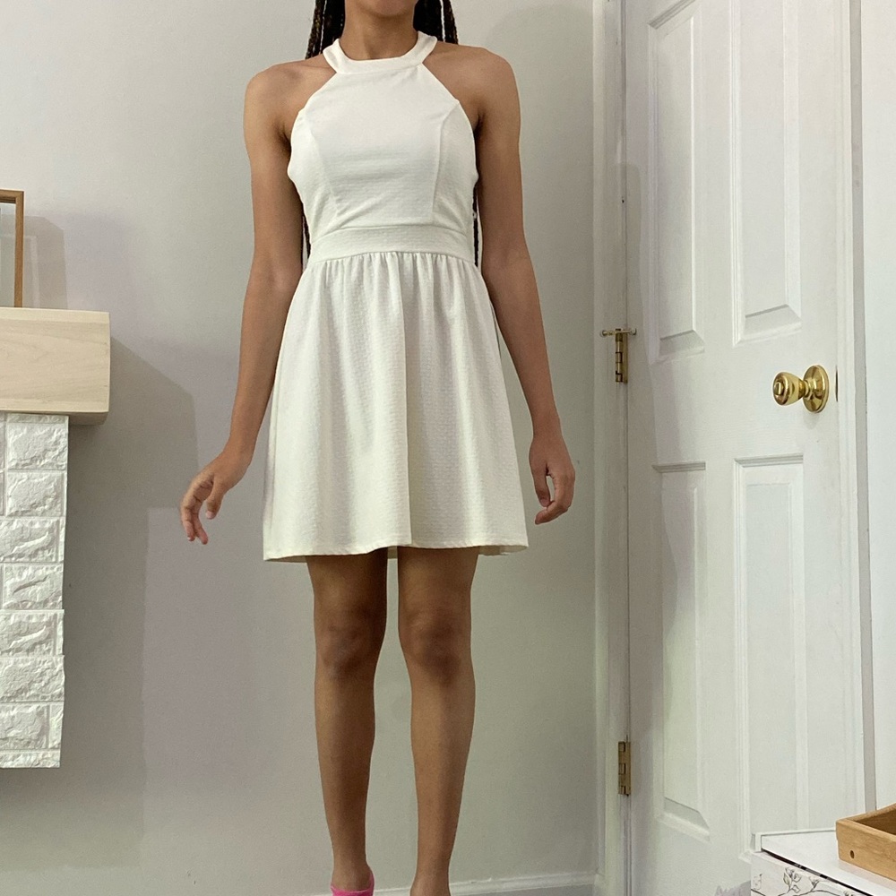 Ivory Dress Graduation Prom